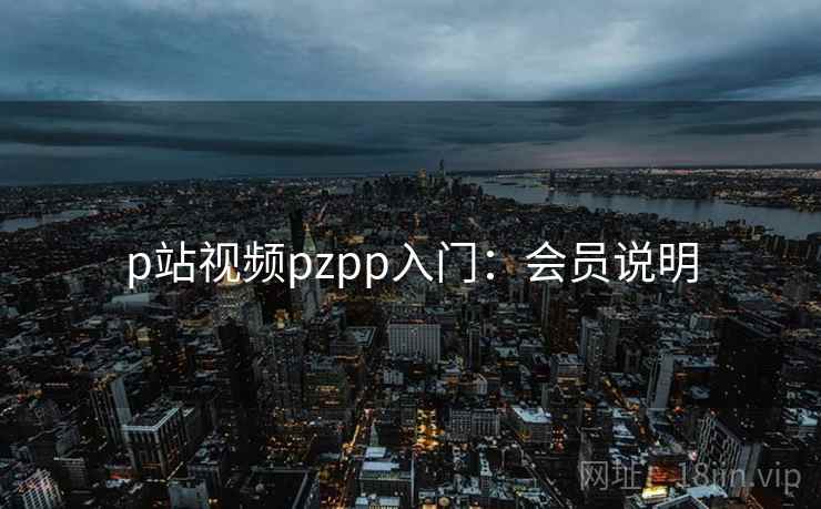 p站视频pzpp入门:会员说明